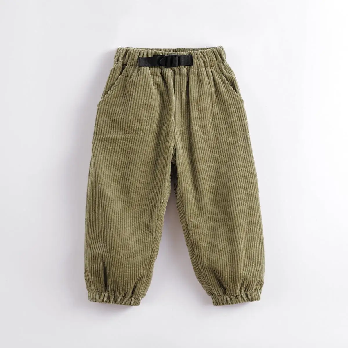 

MARC&JANIE Boys' Spring Autumn Winter Bubble Corduroy Fleece Pants 221771