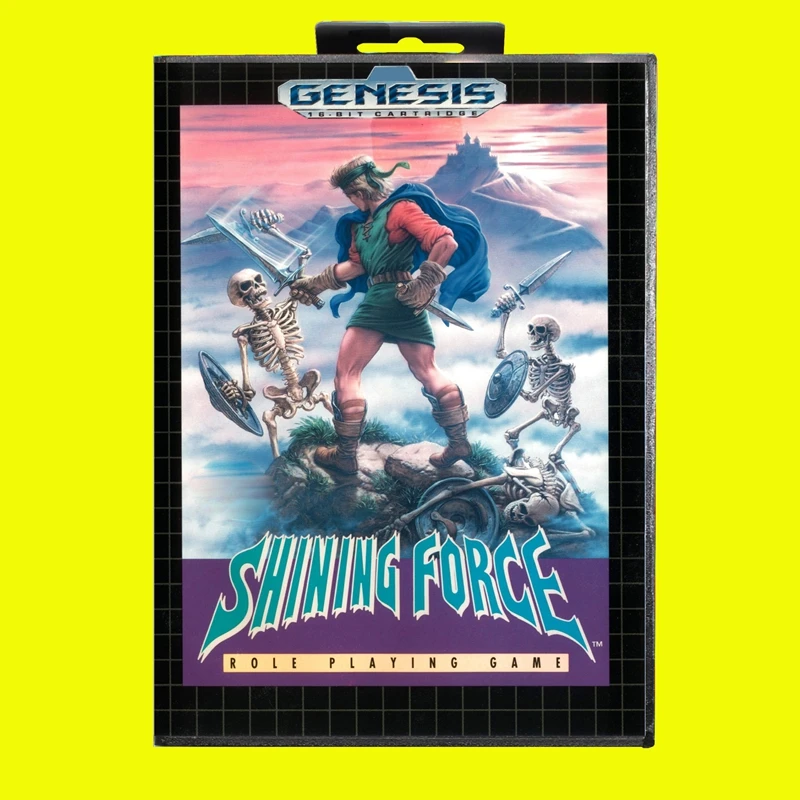 Shining Force Md Game Card 16 Bit Usa Cover Per Sega Megadrive Genesis Cartuccia Per Console Per Videogiochi