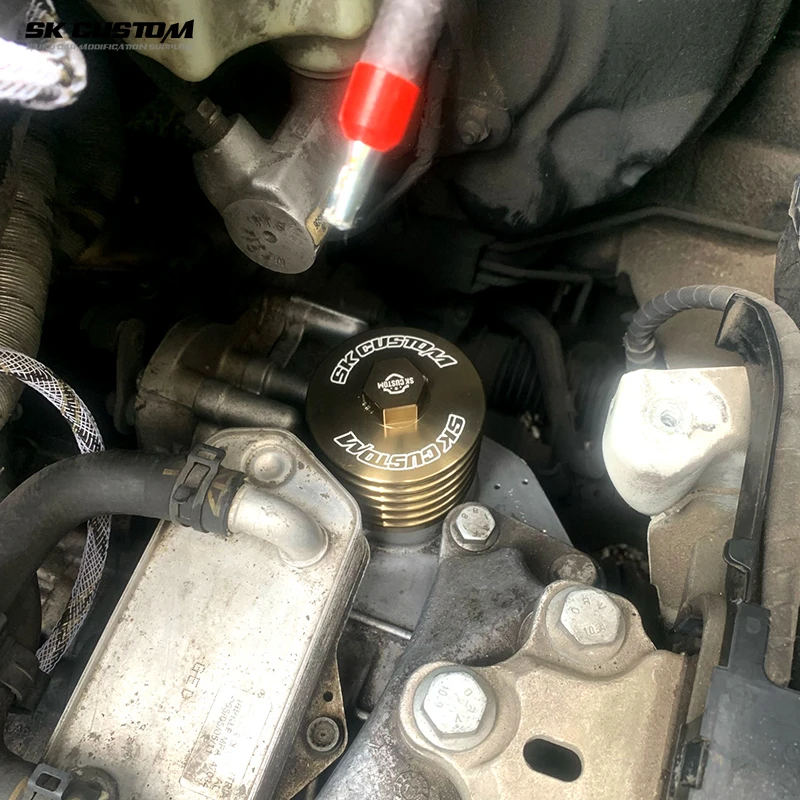 Filter housing gearbox filter housing for VW Audi DSG 6 Speed Transmission Filter Cover Aluminum Alloy Cover Car Modification DQ250