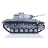 Metal 1/16 Mato Panzer III KIT RTR RC Tank Infrared Barrel Metal Color 1223 TH00655 3