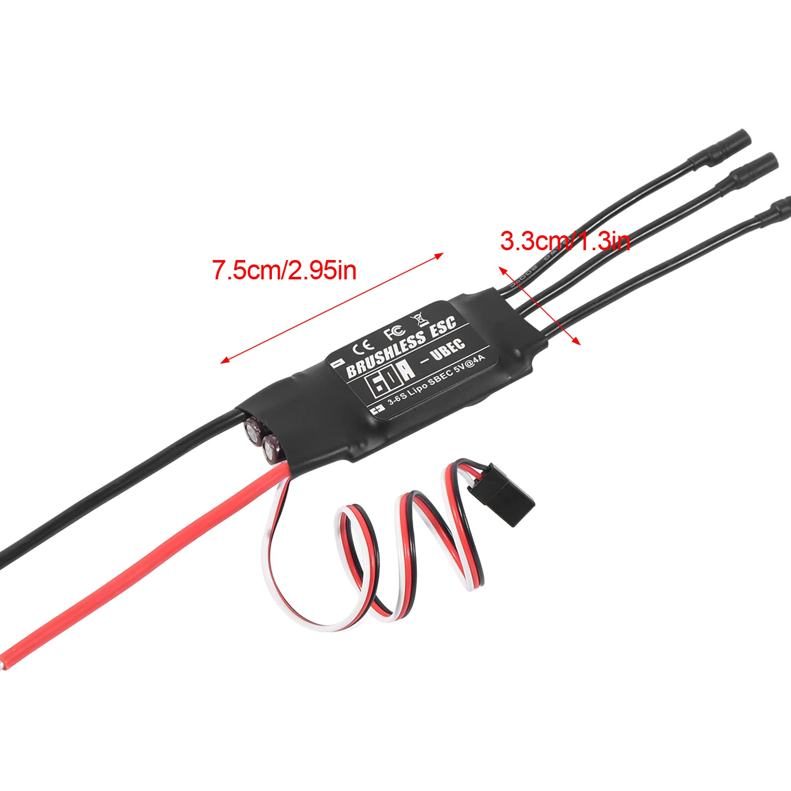 ESC Brushless 30A 40A 50A 60A 80A pour Drone RC Multicopter