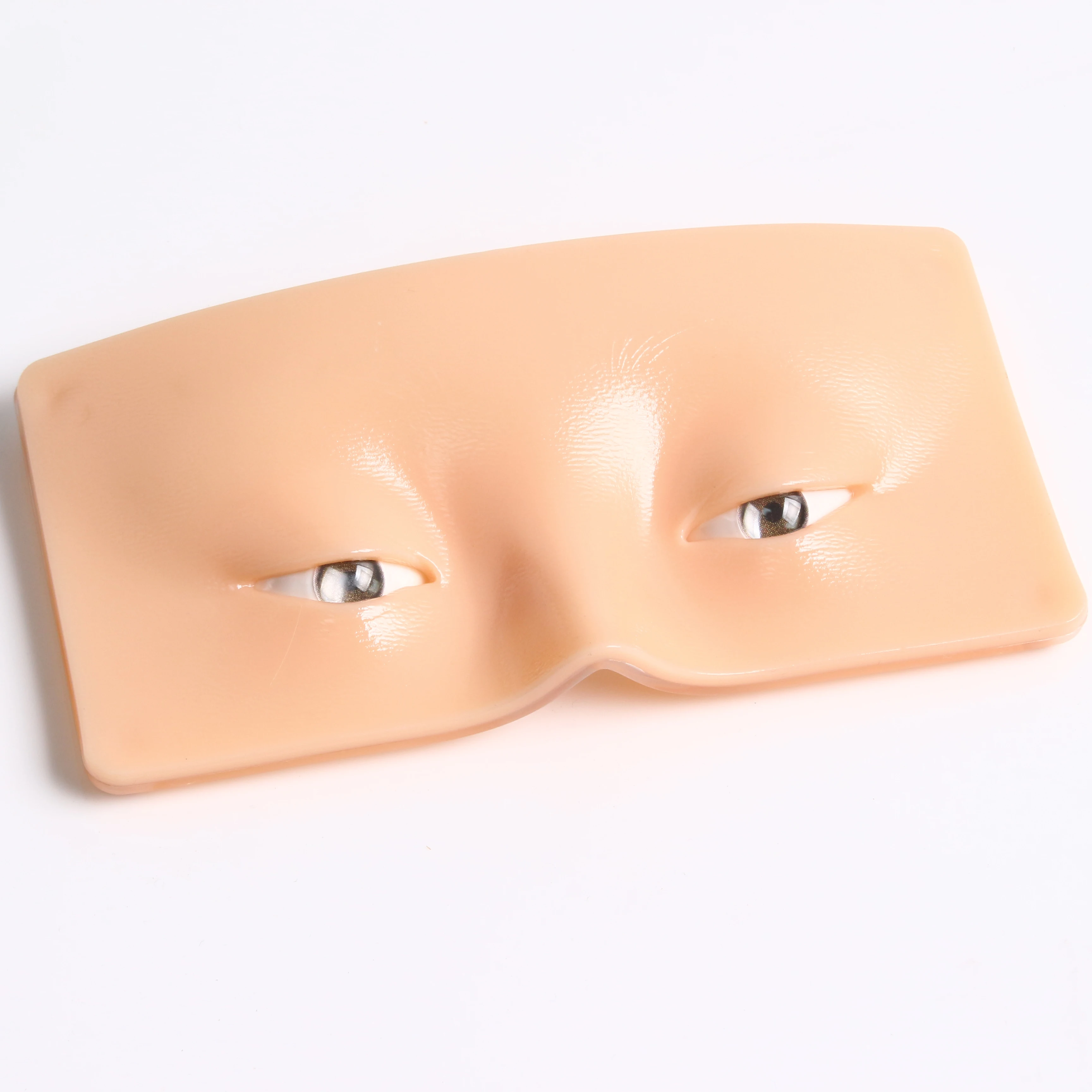 

Reusable 5D Eye Eyebrow Makeup Practice Board Silicone Tattoo Skin Pad Eyes Mannequin Simulates Real Human Skin