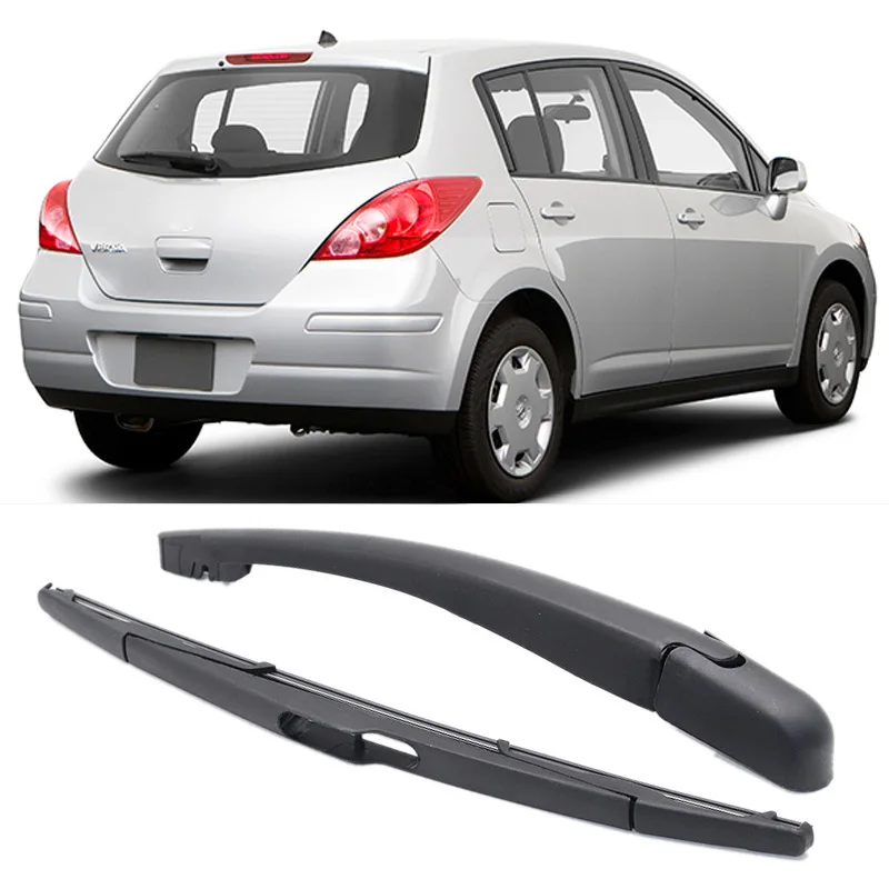 14" Car Rear Wiper Blades Back Windscreen Wiper Arm For Nissan Versa