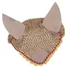 Bonnet Crochet Horse Fly Breathable Cotton Ear Net Bonnet Hood Equipment for Horse Various Color Duarable 6