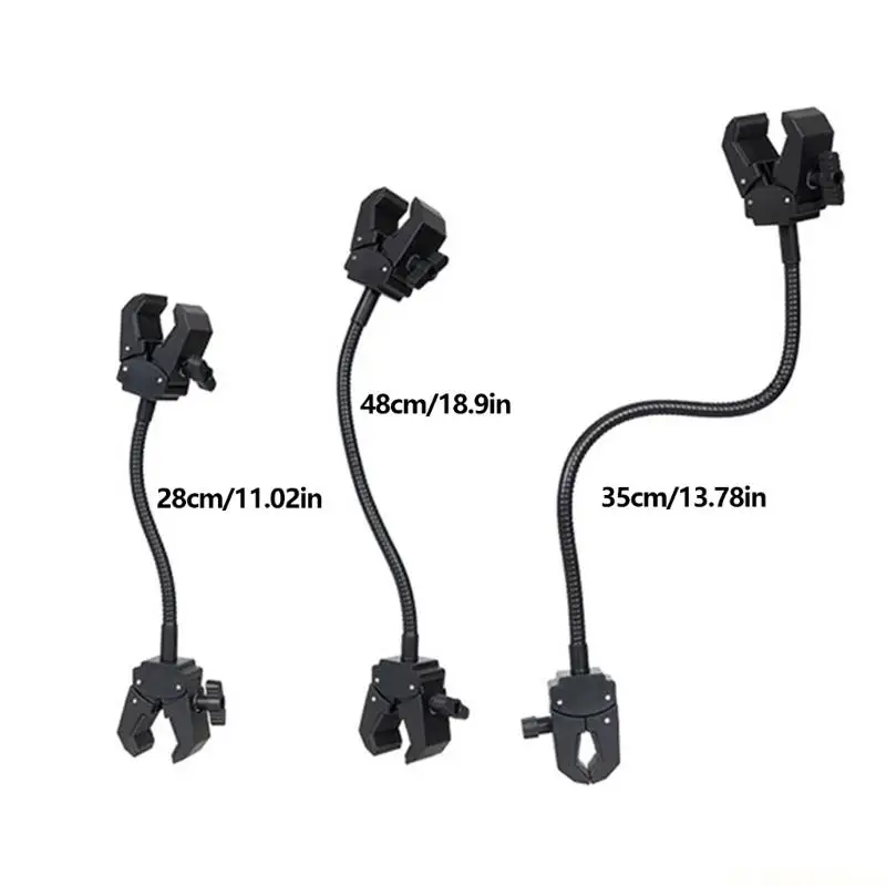 E56B 조정 가능한 13mm  45mm 직경 원형 튜브 홀더 유연한 암 구즈넥 스탠드