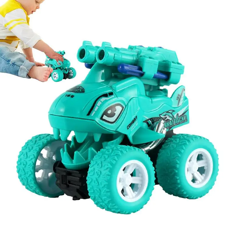 

Автомобиль Тираннозавр Рекс, креативная игрушка, мини-динозавр, катапульта, инерционная машина, игрушечный динозавр, подарок для детей 2 лет