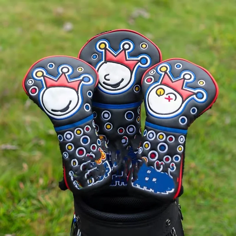 Головной убор для гольфа чехол головы клюшки водителя гибридный кожаный