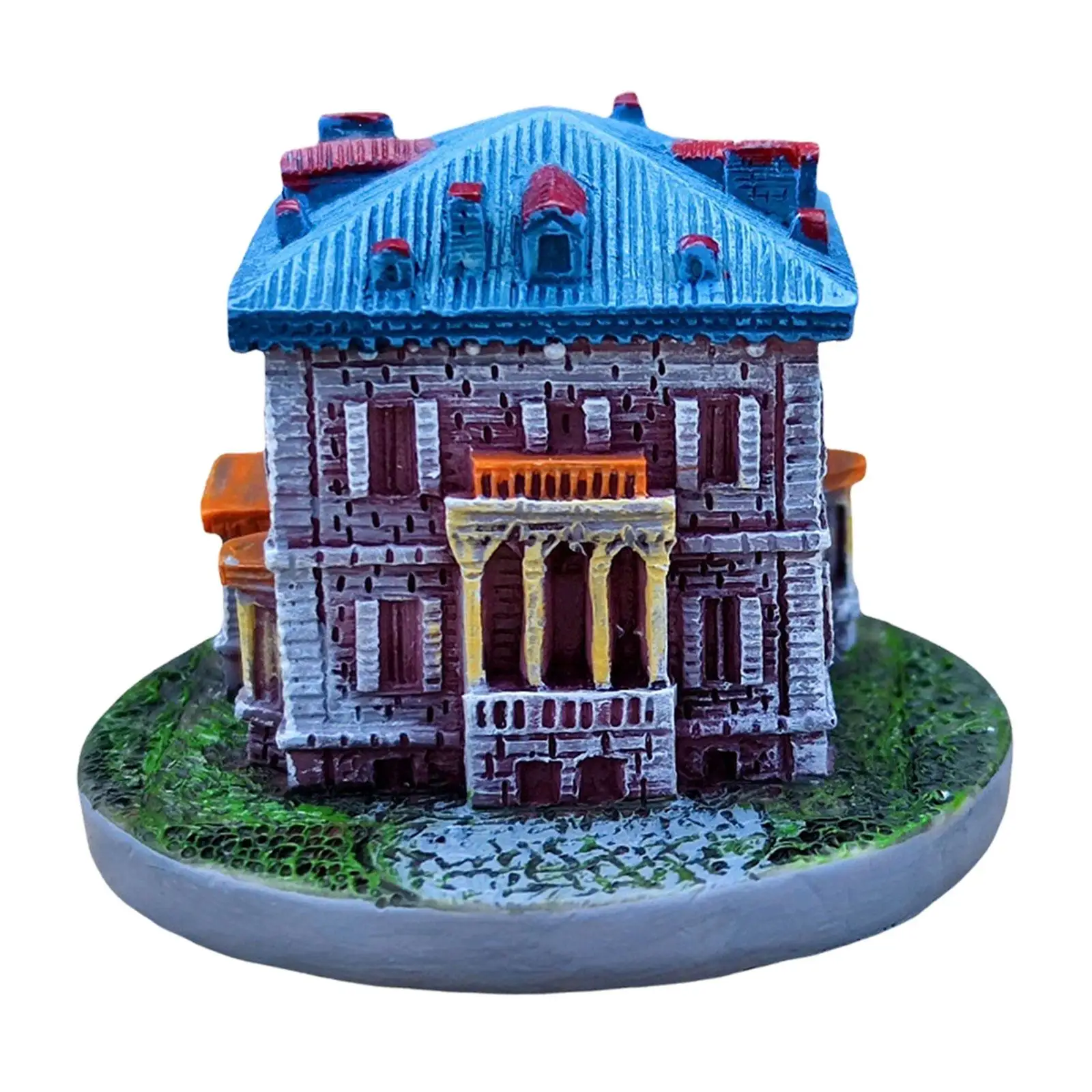 Mini Fairy Garden House Micro Landscape Miniature House Resin Mini Modern Villa Fairy Garden House Per La Decorazione Domestica Regalo Per Bambini
