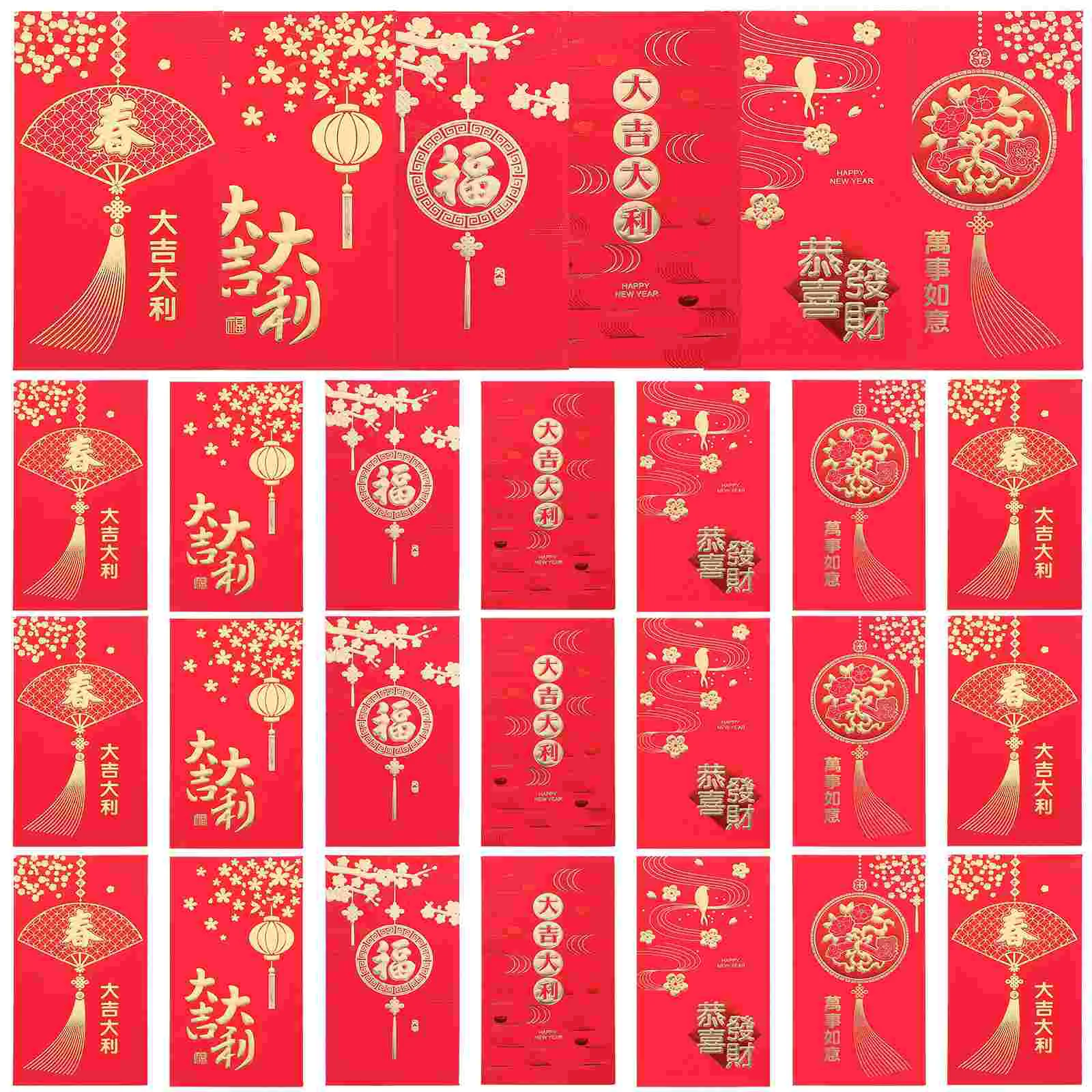 

Red Envelope New Year Red Pocket Chinese New Year Red Envelopes Red Bag Spring Festival Marriage Birthday Red Envelopes