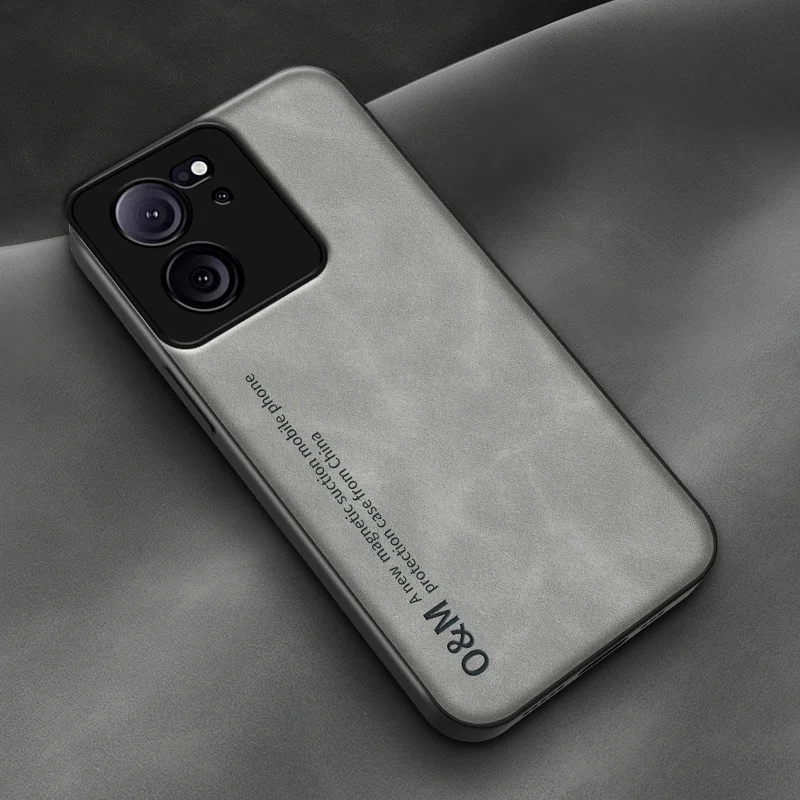 Custodia per telefono in pelle scamosciata per Xiaomi Mi 11 12 13 Lite 14 10T 11T 12T 13T Poco F3 F4 F5 Pro Magnete incorporato in silicone di ferro_voghion.com