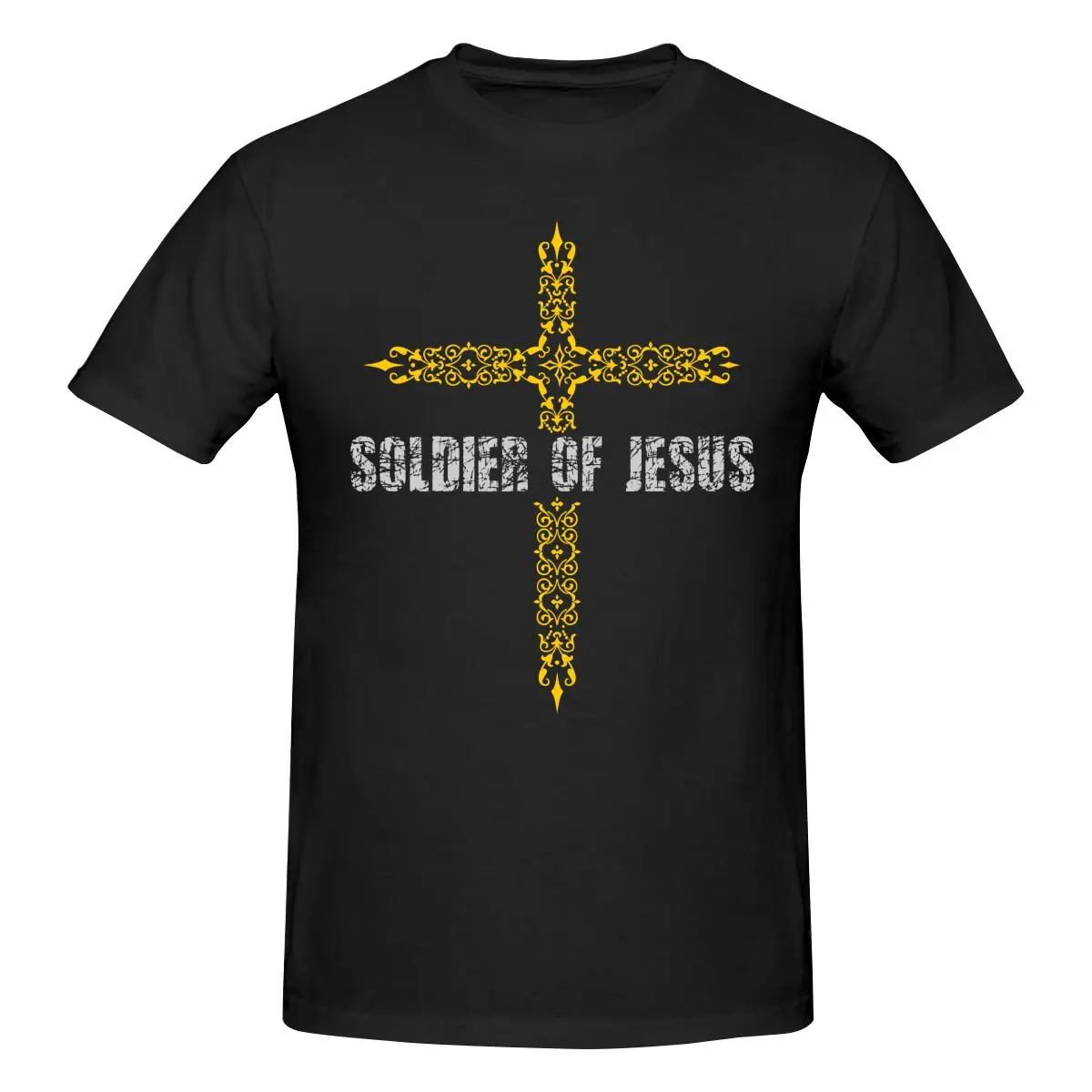

Soldier Of Jesus T Shirt Cotton Short Sleeve T Shirt Homme