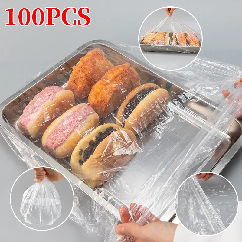 Disposable Food Cover Elastic Plastic Wrap Food Grade Food Lids Shoe