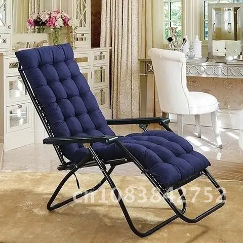 

Thick Folding Solid Long Cushion Mat For Rattan Rocking Recliner Chair Garden Sun Lounge Seat Sofa Tatami Mat No Chair