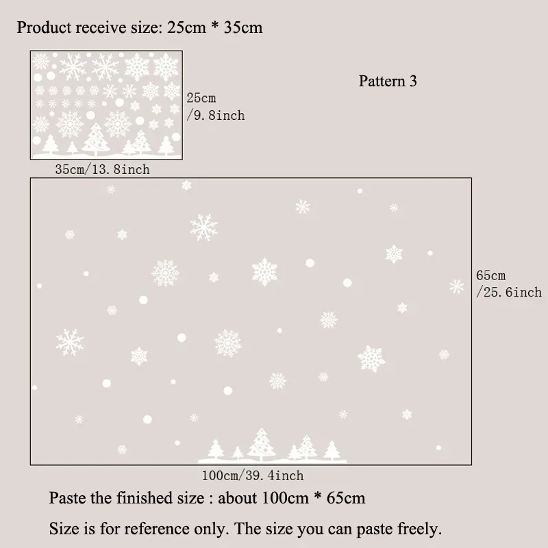 Wall Stickers Snow Month Electrostatic Wall Sticker Window Glass Christmas DIY Stickers Home Decals Christmas Decoration New Year Wallpaper