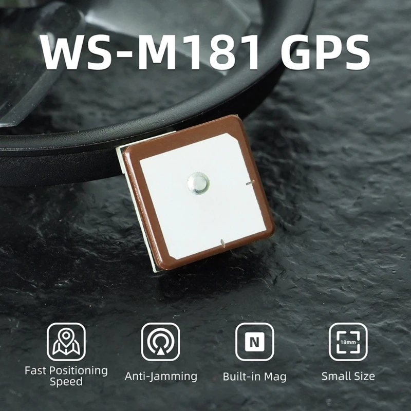 WS-M181 글로벌 포지셔닝 시스템 모듈 보드 GNSS 내장 QMC5883 나침반