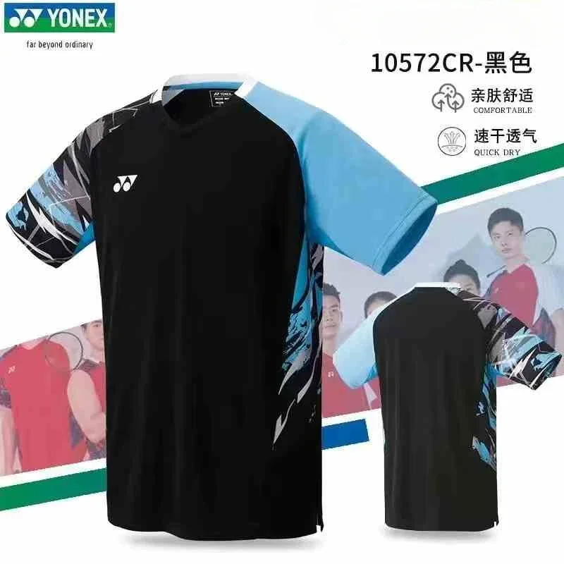 YONEX Men's and Women's Badminton Wear Tops Short Sleeve Quick Dry Sweat-absorbent Breathable Training Suit T-shirts short sleeve t shirt badminton uniforms