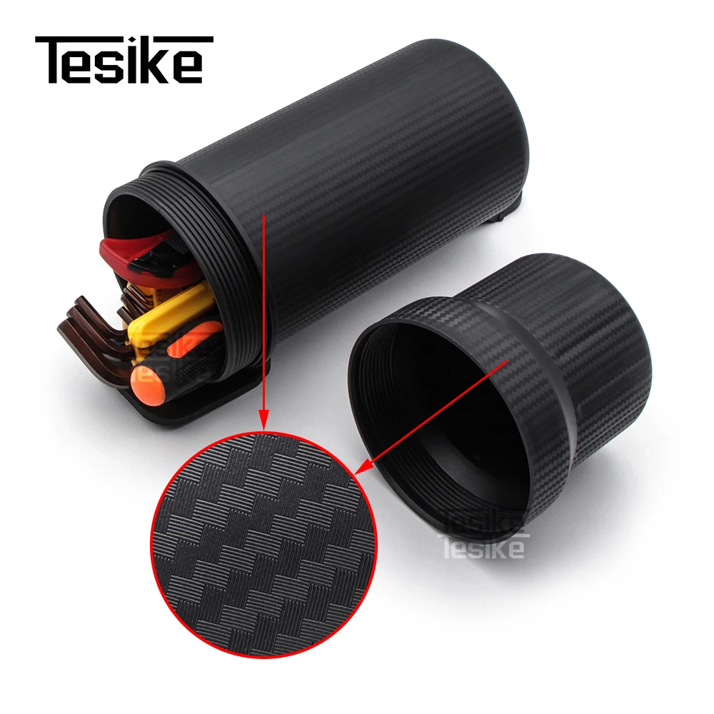 

Universal 3 Size Tool Tube Waterproof Gloves Storage Box With Anti-Theft Lock Ring For BMW Honda Yamaha Kawasaki Ducati