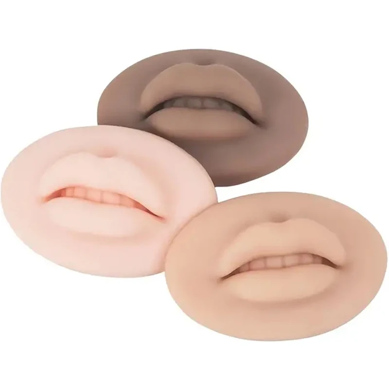 

5D Lip Tattoo Practice Skin Permanent Makeup Microblading Silicone Lip For PMU Beginner Training Tattoo Mold Tools Supplies