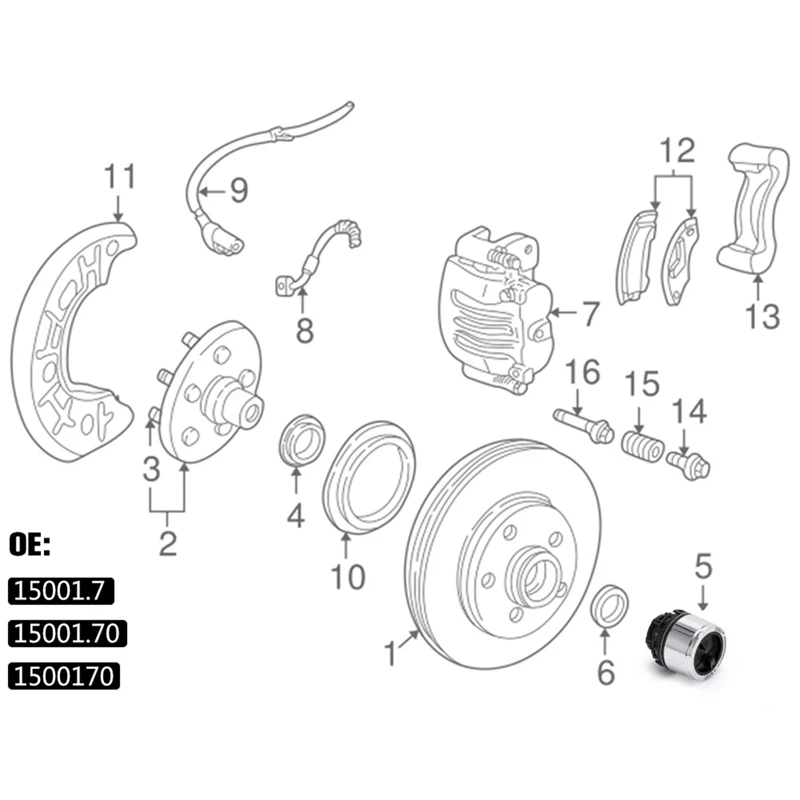 1500170 자동차 프리 휠 허브, 수동 잠금 허브, 마쓰다 B3000 B4000 2001-2008 용, 1 쌍