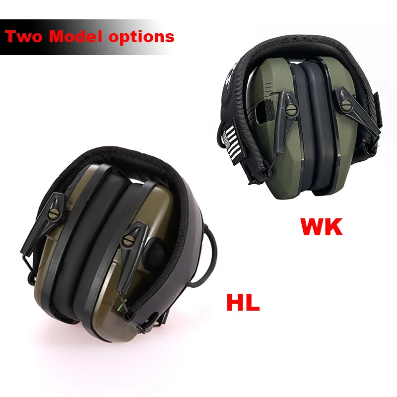 Active Headset Headphones for Shooting Electronic Hearing Protection Ear Protect Noise Reduction Active Hunting Earmuff shooting headphones