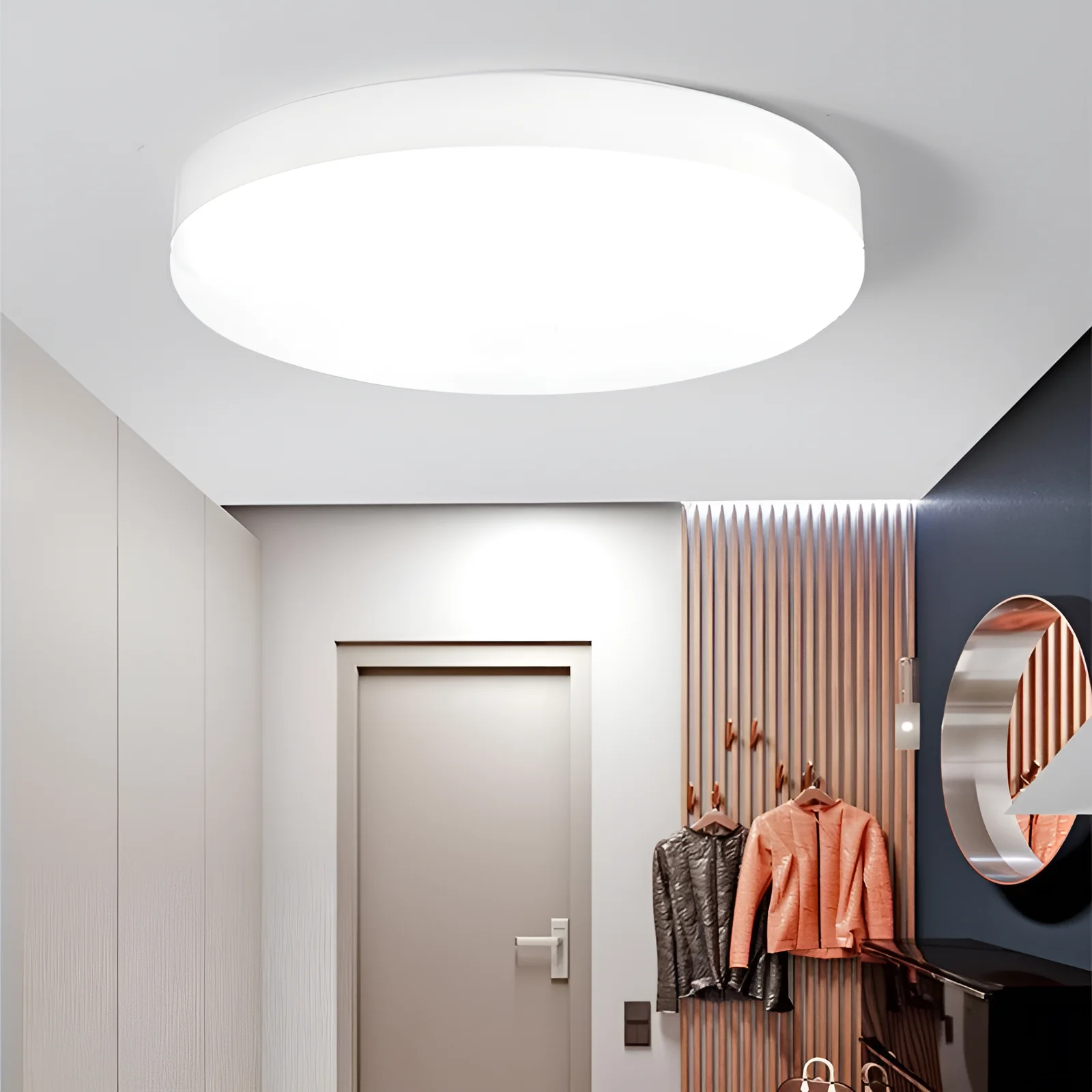 고정장치 초박형 LED 천장 조명, 방 침실용 스마트 램프 조명, 거실용 대형 천장 조명, 50W, 220V