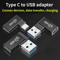 Hoqo metal shell USB C Adapter OTG 10Gbps Data Transfer USB to Type-C Charging Converter For Smartphone Macbook Air Pro Laptop - Image 2