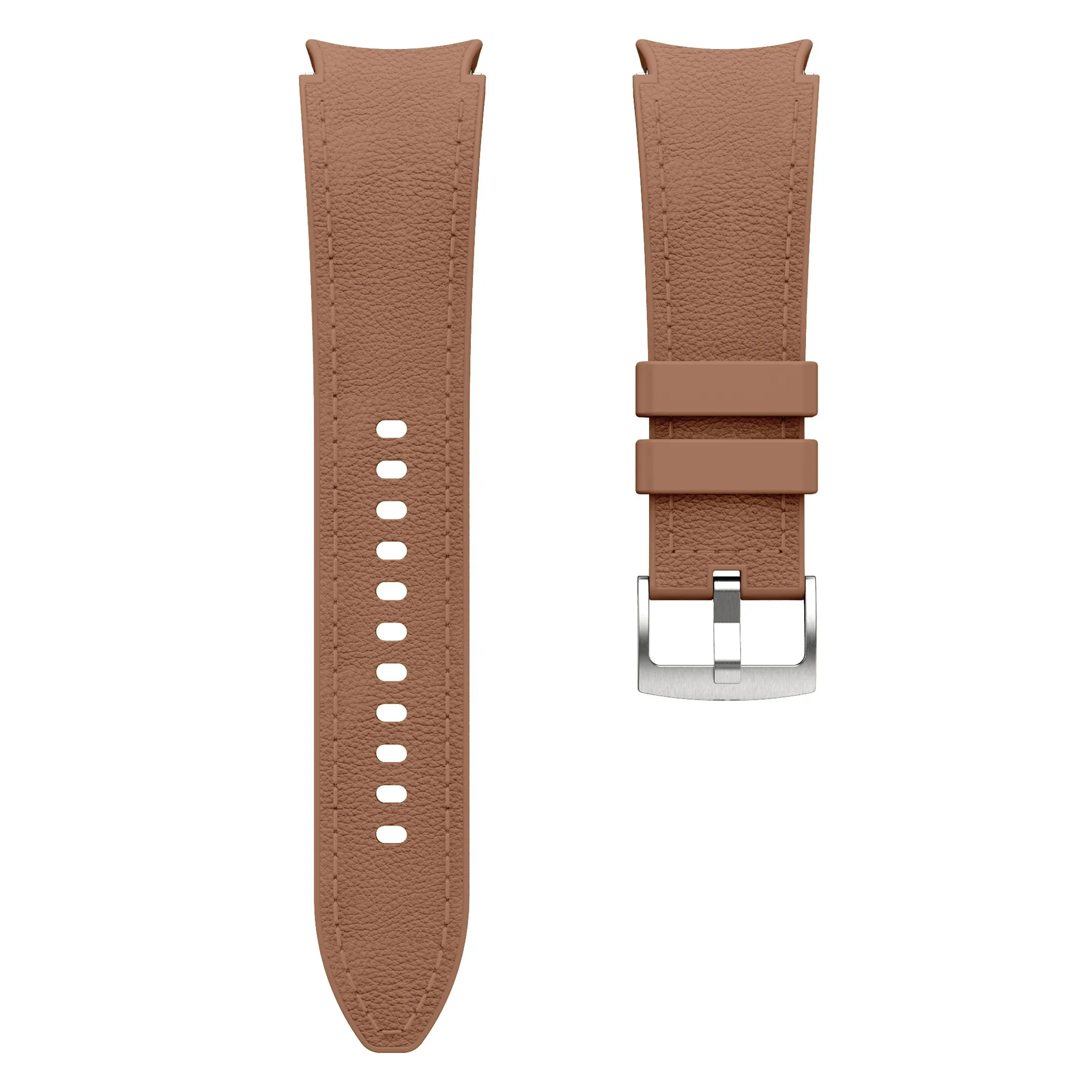 Premium Silicone-Leather Hybrid Wristband