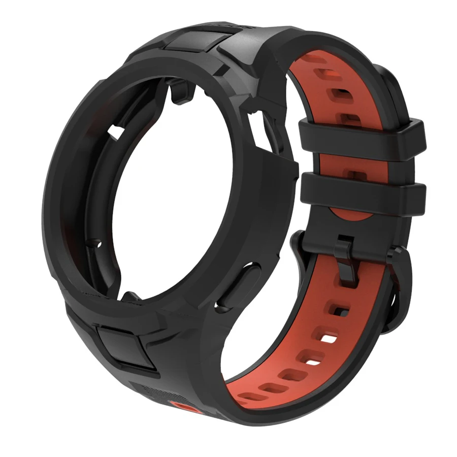 High-Quality Silicone Watchband Strap with Full Case