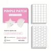 240+240Count Adult Transparent Star-Shaped Acne Patches - Effective Pore Cleansing Strips, Unscented, Alcohol-Free, Waterproof,