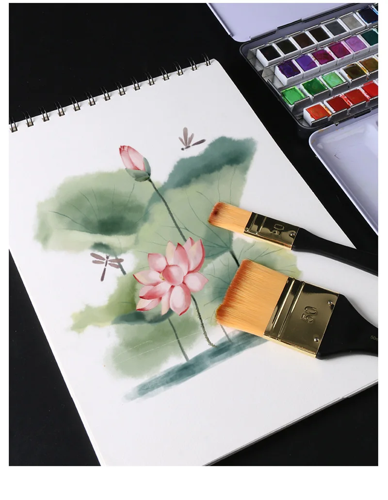 1Pcs Paint Brushes Acrylic DIY Graffiti Brush Set For Artist Wall Painting Oil Scrubbing Brush School Drawing Paint Stationery S 6