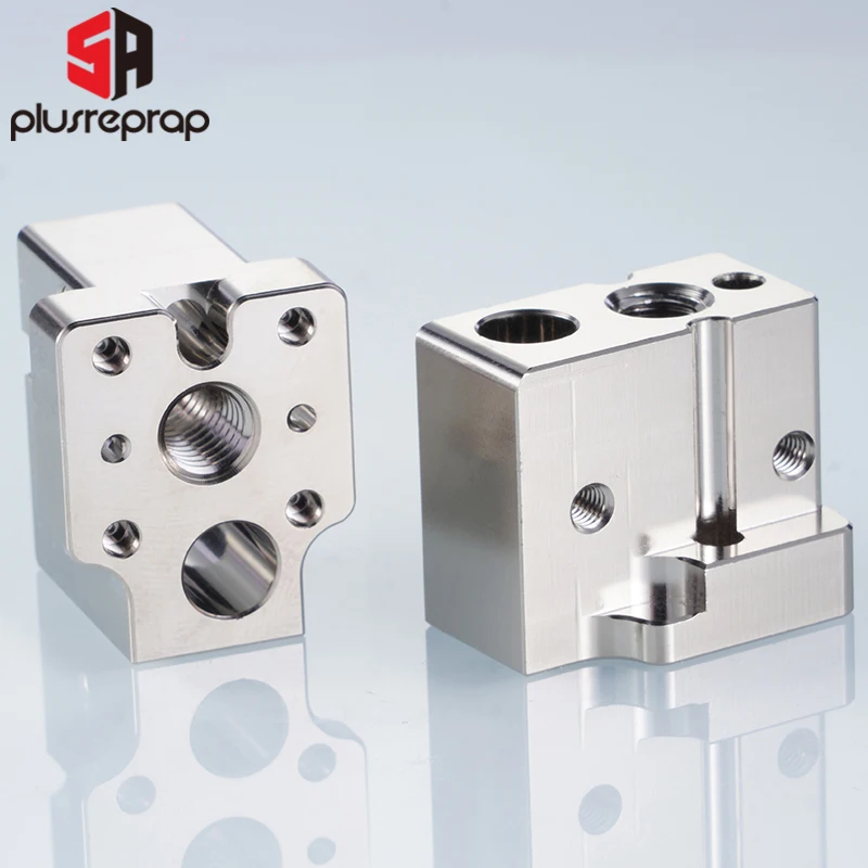T-vulcão Banhado a Cobre Aquecedor Bloco Acessórios para Impressora 3d Compatível com Drag-on v6 Hotend Alta Qualidade - Imagem 4