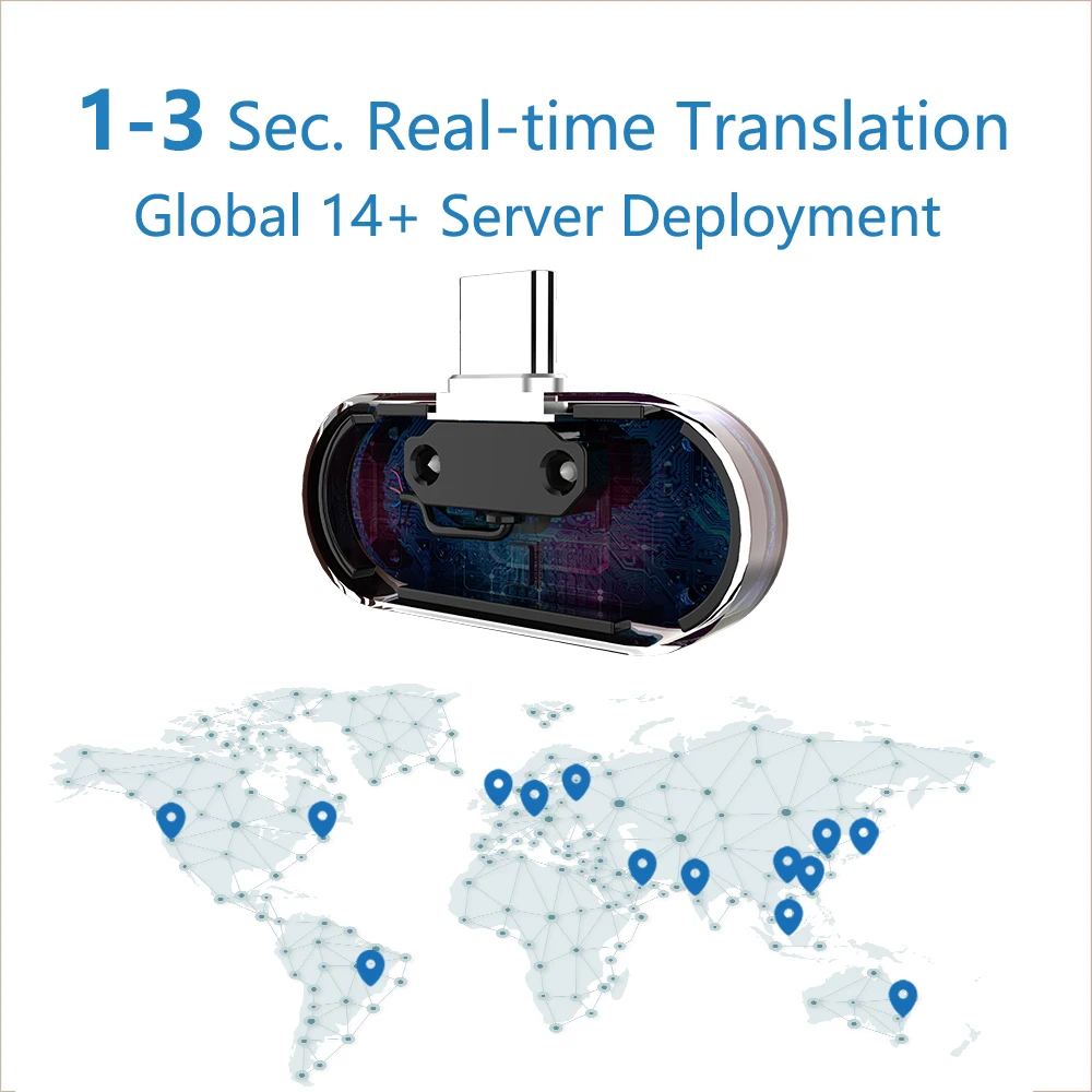 Timekettle Zero Language Translator Device Supports 40 Languages Mini Size Voice Translator Voice Recorder for Traveling voice translator language translator