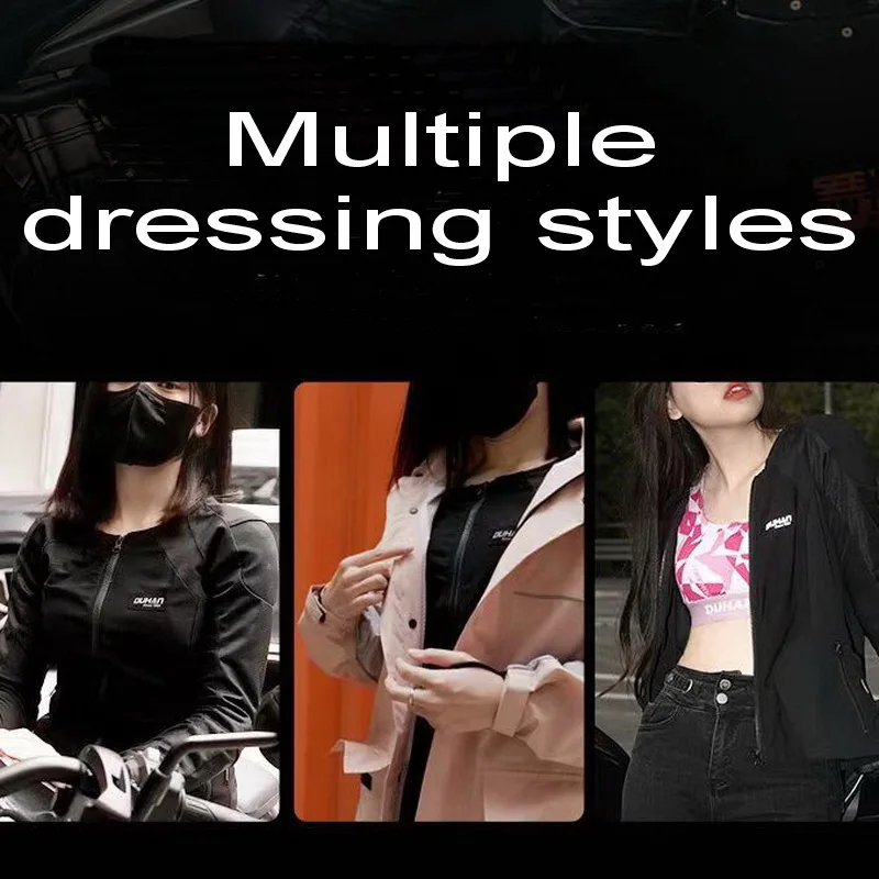 DUHAN Summer Ventilation Women Motorcycle Soft Airflow Armor Motocross Body Accessoriest Motorcyclist Protections Jacket Armors