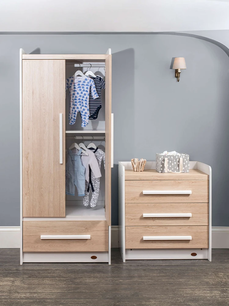 1Nordic children's wardrobe modern simple small apartment household bedroom storage cabinet