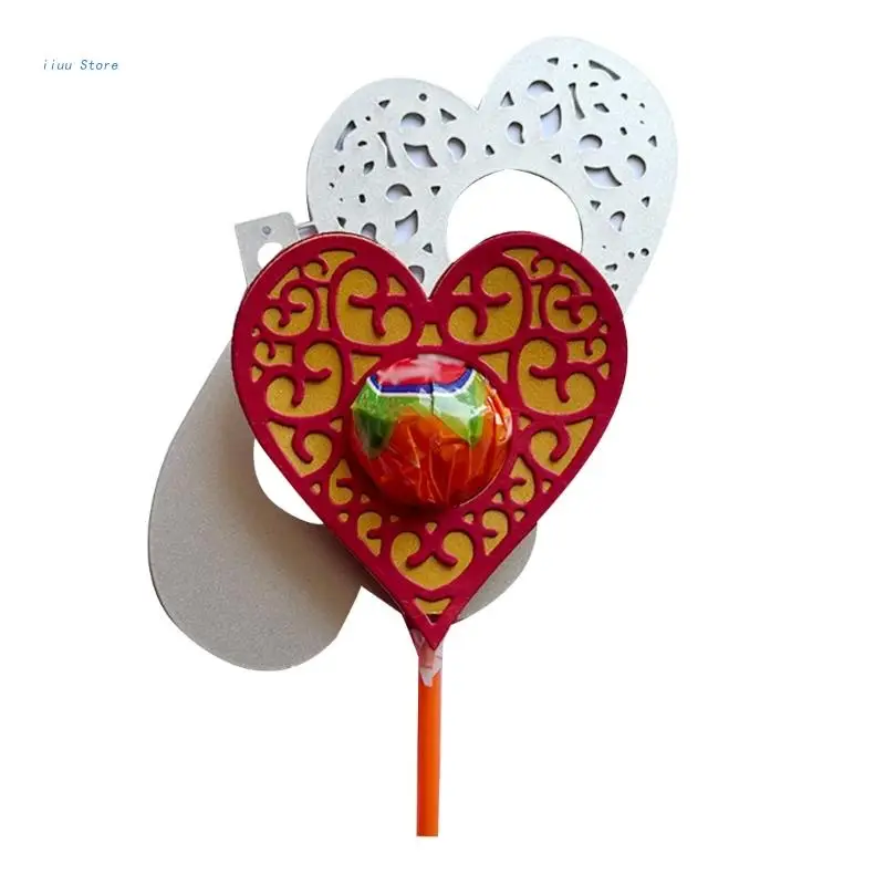 

2 шт., кружевные пресс-формы в форме сердца для изготовления карт