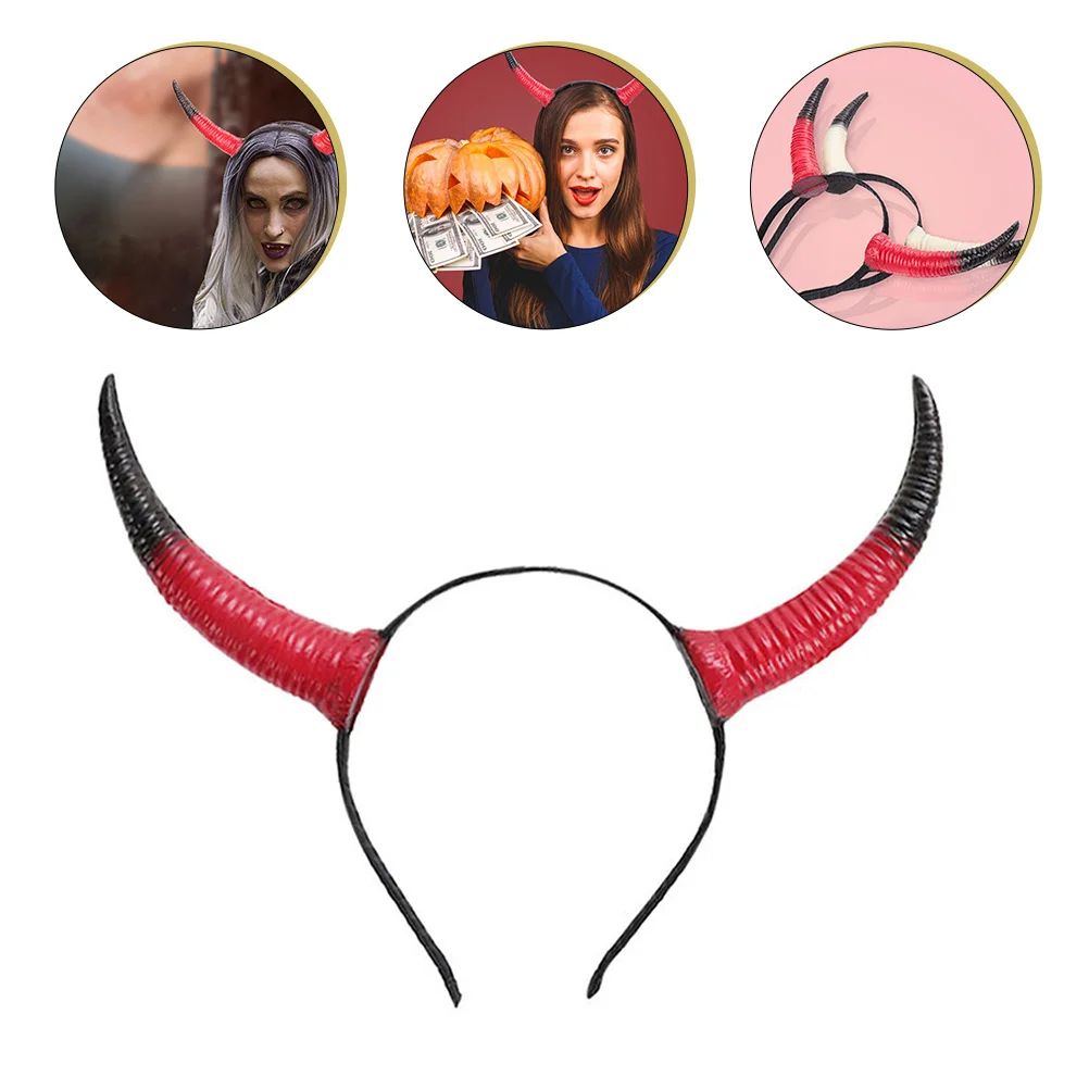 

Horn Headdress Halloween Headbands Costume Horns Cosplay Party Props Accessories Makeup