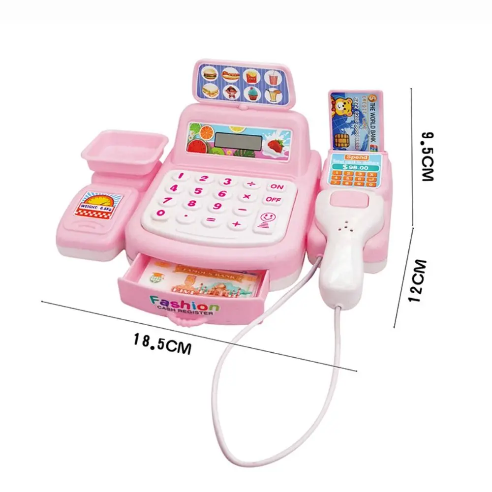 Mini Convenience Store Cashier Electric Pretend Play Kid Toy Children's Simulation Supermarket Cash Register Play House Toys 3