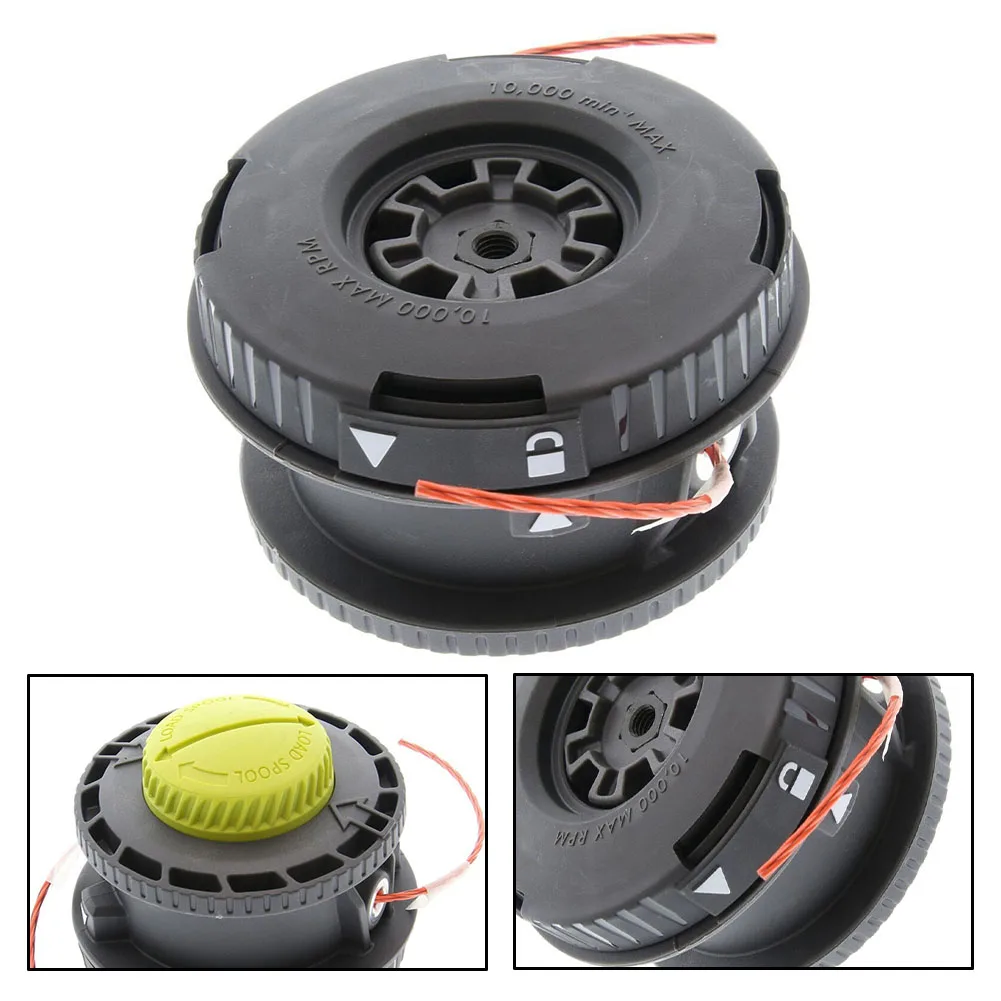 

1 шт. Головка триммера, прямой вал, Высококачественная Головка триммера для прямого вала RY15526, RY15527, RY15529, простая установка