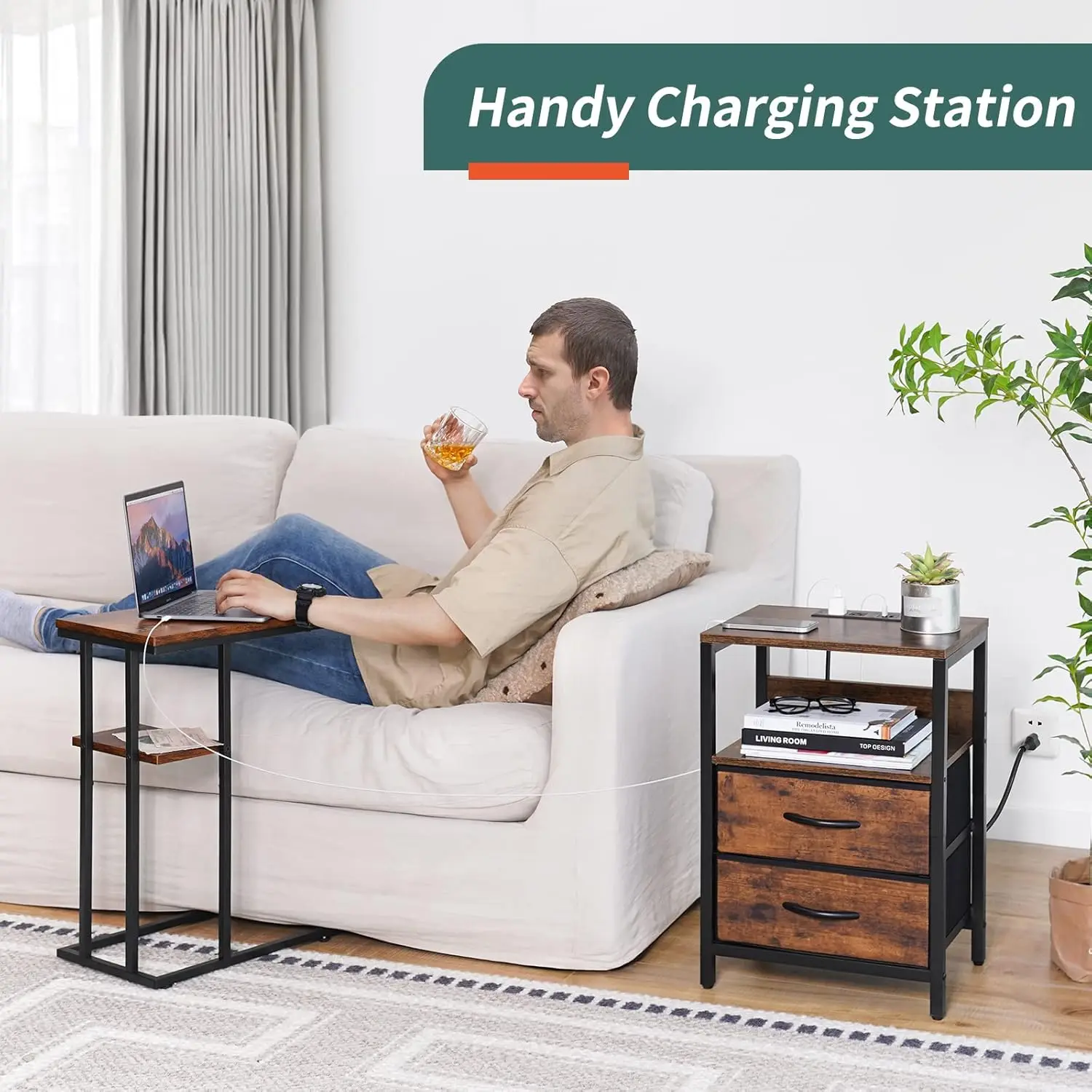 خزانة جانبية بدرج