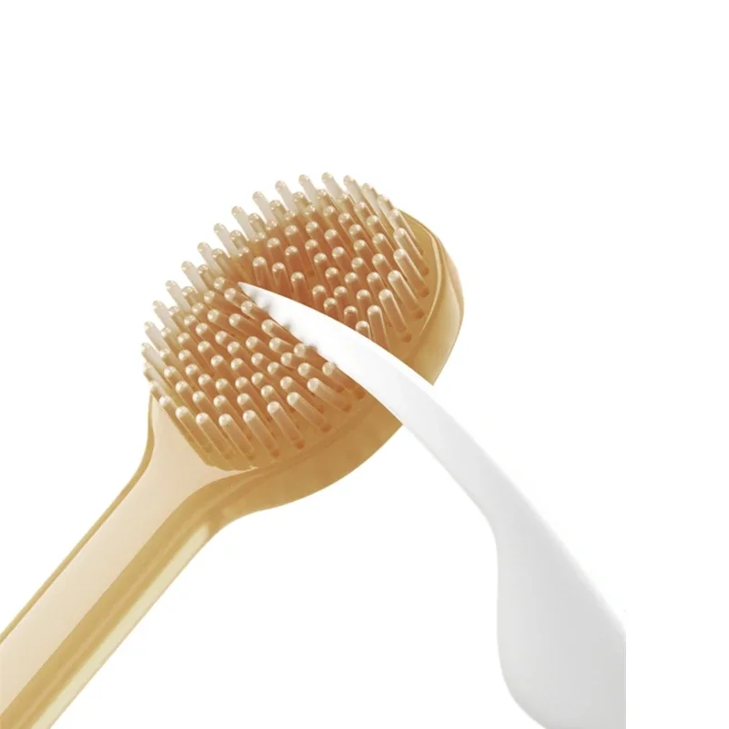 Baby Soft Bristle Toothbrush Silicone Tongue Brush Infant Toddler Oral Care Toothbrush Training Teeth Brush with Cover BPA Free - Image 5