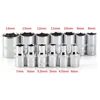 1pc 4-14mm 1/4in Head Hex Keys Socket Wrench Metric Double End Hexagons Sleeve Adapter Wrench Ratchet Spanner Tool Parts 5