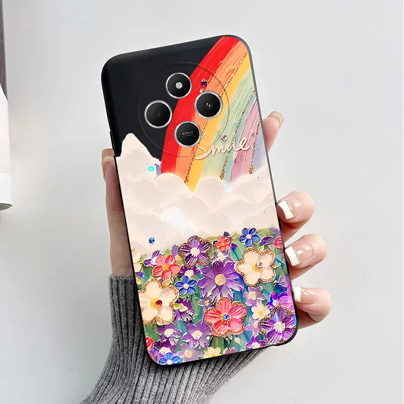 Cute Cat & Puppy Cartoon Silicone Phone Case - Soft TPU Bumper Cover