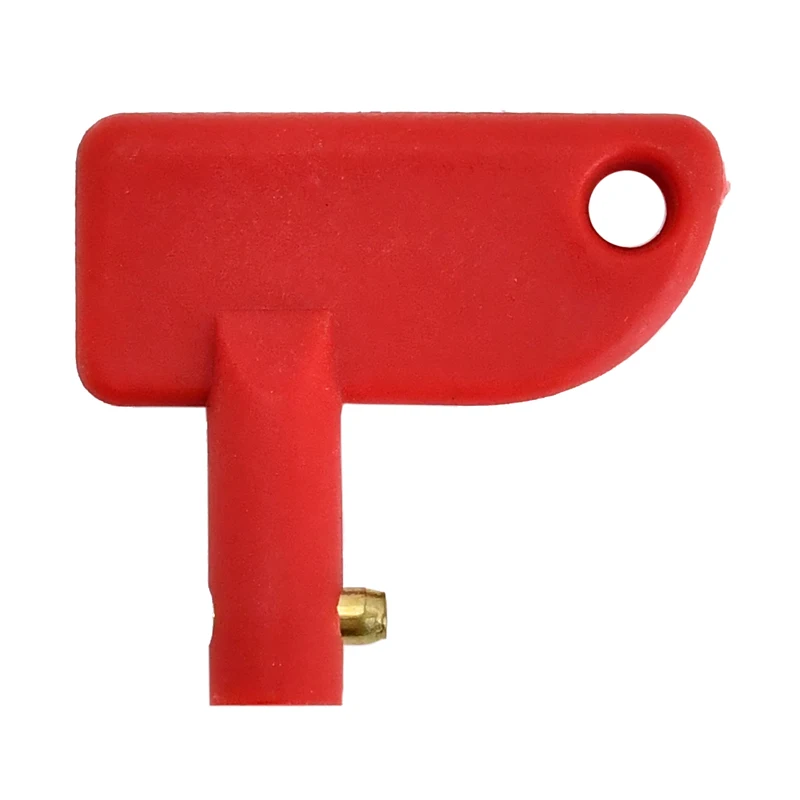 Spare Mini Red Key 2pcs Battery Disconnect Isolator Switch Compatible with Marine Car Boat RV ATV Auto Truck
