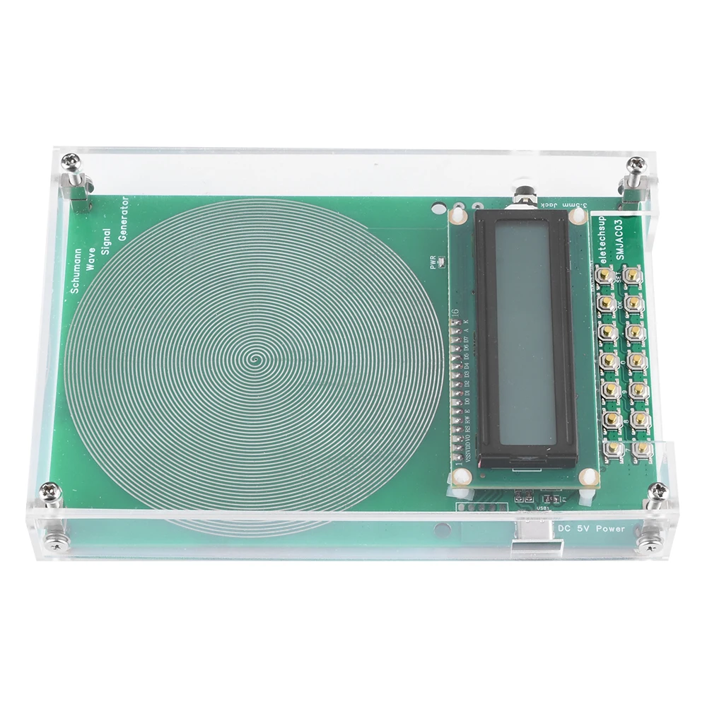Adjustable Signal Generator 0.01HZ~100KHZ 7.83Hz Schumann Resonance Ultra-low Frequency Pulse wave Generator Audio Resonator 4