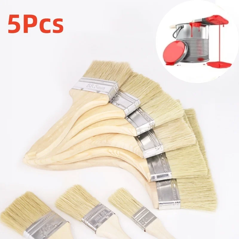 BBQ Brush Paint Brushes for Wall and Furniture 5Pcs