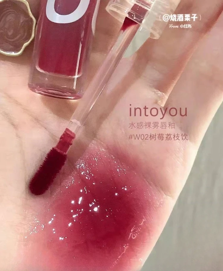 

Intoyou Water Mist Lip Glaze EM08 Lip Mud Water Feel Lip Honey Lipstick Mirror Face Moore Manor Autumn and Winter