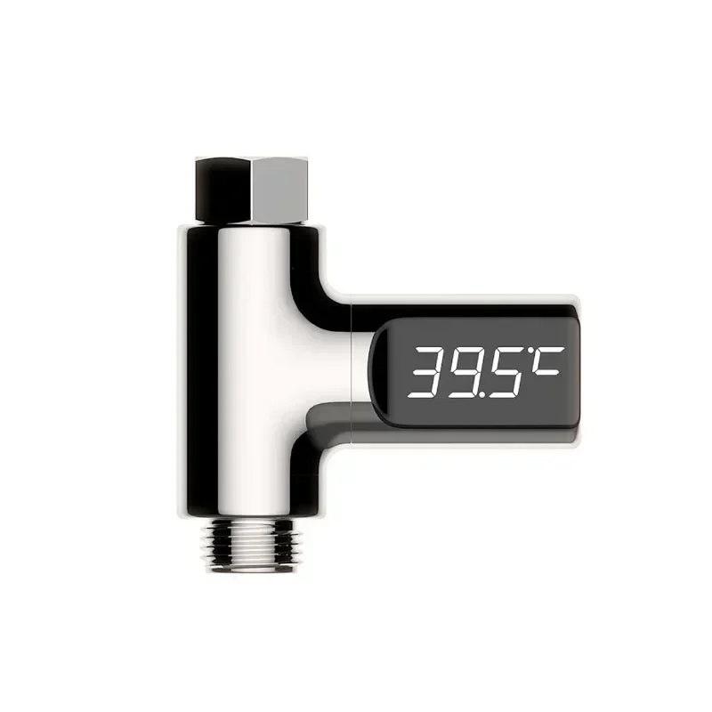 מוניטור טמפרטורת מים לאמבטיה חמה עם תצוגת LED לחשמל, מד טמפרטורת מים לברזים ולמקלחת בבית