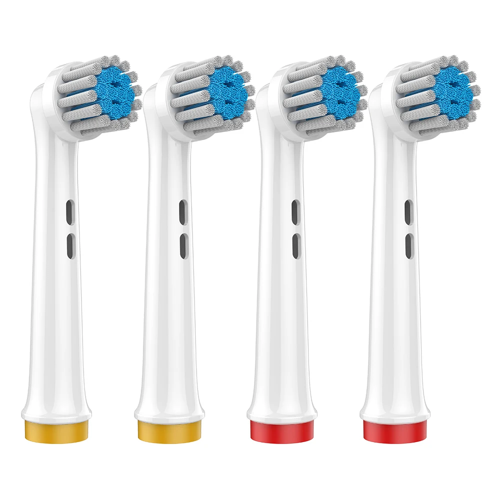 4pcs/8pcs Electric Toothbrush Replacement Brush Heads for Oral B Sensitive Brush Heads Bristles D25 D30 D32 4739 3709