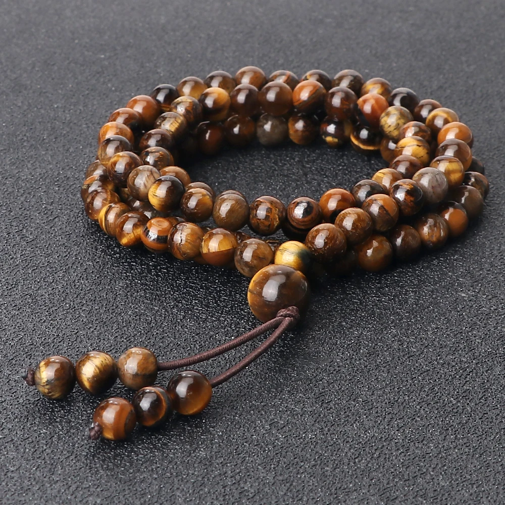 Pulsera De Moda Simple Para Parejas, Brazalete Hecho A Mano Con Piedras