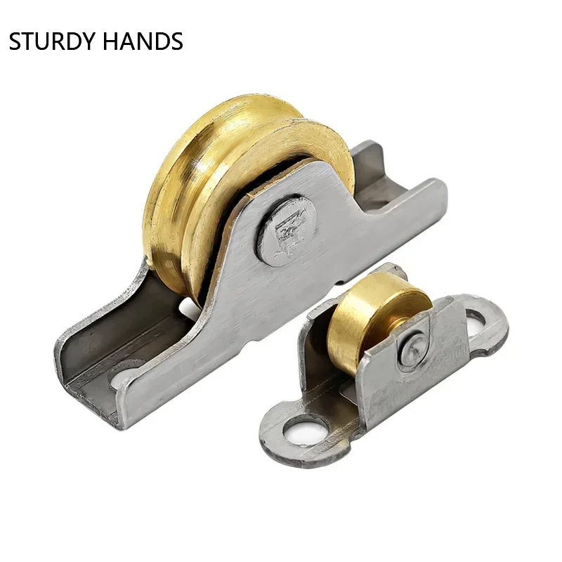 Curtain Track Pulley Wheels Single Bearings 10Pcs Window Sash Pulley Curtain Rod Rollers Shower Rail Track Runners sliding door roller nylon bearing roller